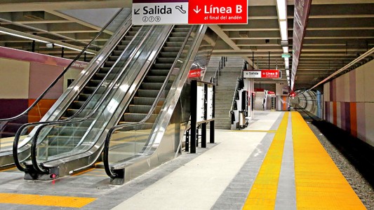 Protesta de trabajadores del subte: esta tarde liberan molinetes en la estación Retiro de la línea E