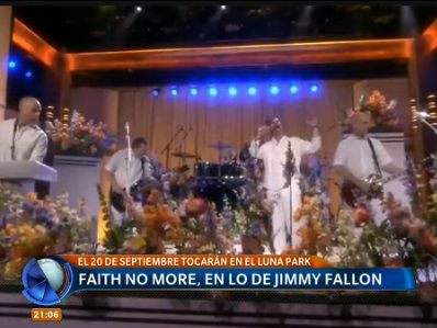 "Faith no more" con su último disco en el programa de Jimmy Fallon