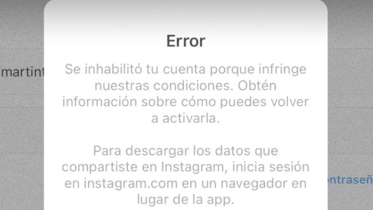 Falla en Instagram: suspende a usuarios sin motivo