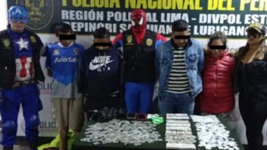 Policias disfrazados de Avengers detuvieron a una banda narco