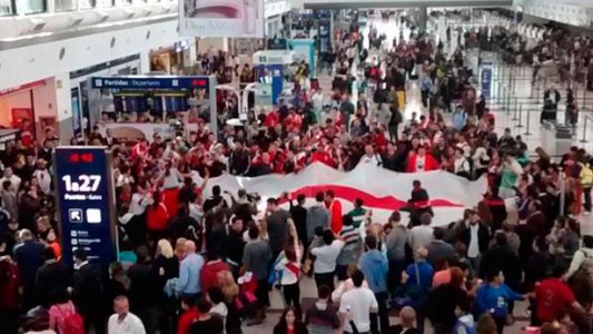 River arribó a Frankfurt, escala hacia Tokio