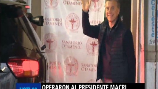 Operaron al presidente Mauricio Macri