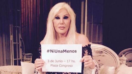 Susana Giménez adhirió a la campaña #NiUnaMenos