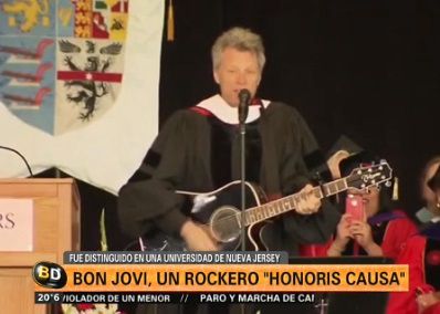 Bon Jovi, un rockero "honoris causa"