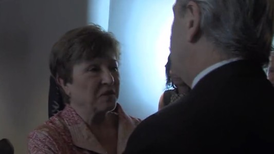 "Es importante que Argentina mantenga rumbo exitoso", dijo Kristalina Georgieva tras reunirse con Alberto Fernández