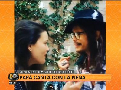 Steven Tyler canta con su hija