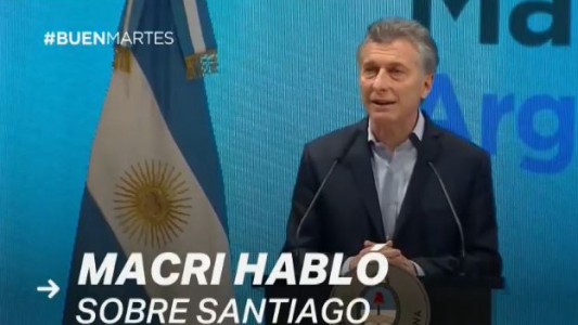 Mauricio Macri sobre el caso Santiago Maldonado: "Estamos trabajando y colaborando con la Justicia todo lo posible"