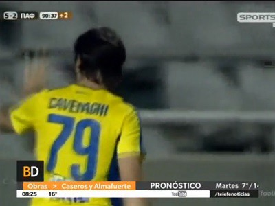 Debut de Cavenaghi con dos goles en 15 minutos