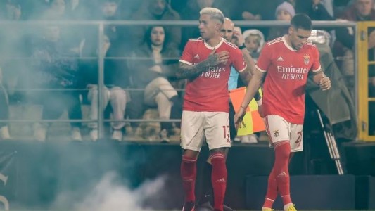 Enzo Fernández volvió a ser titular en el Benfica, marcó un gol y llevó tranquilidad a los hinchas