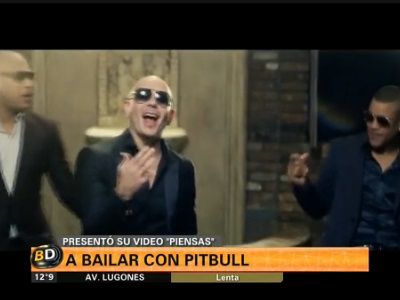 Pitbull presentó el nuevo video de su canción "Piensas"