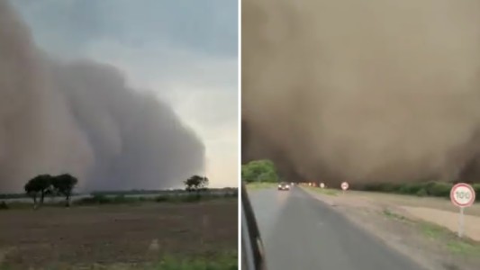 Videos: tormenta de tierra sacudió a Chaco