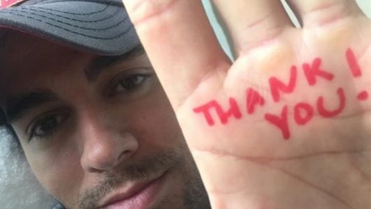 Luego de su accidente con el drone, Enrique Iglesias agradeció el apoyo