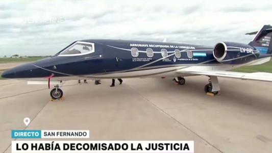 Entregan el avión de Lázaro Báez a la Policía Federal para combatir los delitos