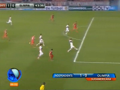 Triunfo corto de Independiente ante Olimpia por la Sudamericana