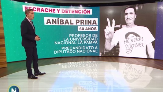 Escrache, huevazos y detención