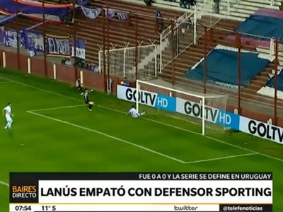 Copa Sudamericana: Lanús igualó con Defensor Sporting y se complicó