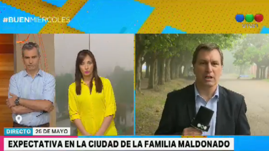 Vigilia en el pueblo de Maldonado