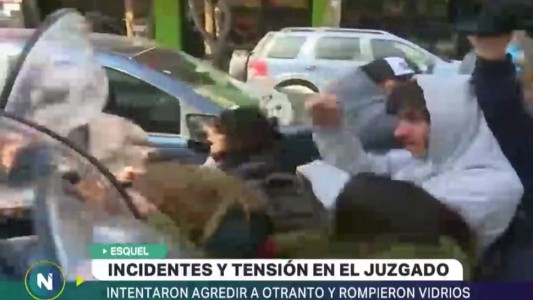 Incidentes y tensión en el juzgado de Esquel