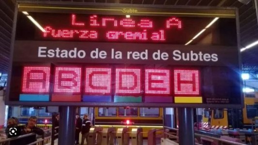 Paran las cinco líneas del subte en reclamo de seguridad