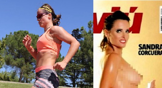 Se desnudó para conseguir sponsor la campeona mundial de "carrera hacia atrás"