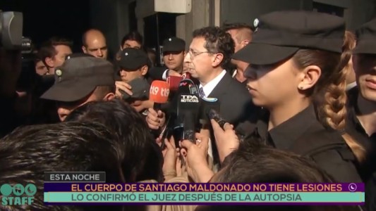 Autopsia: el cuerpo de Santiago Maldonado no tiene lesiones