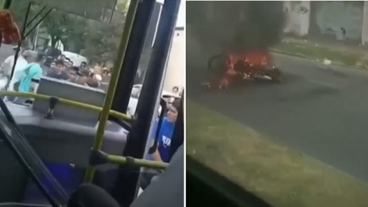 Despidieron a un ladrón abatido por la policía: corte de calle, tiros y amenazas