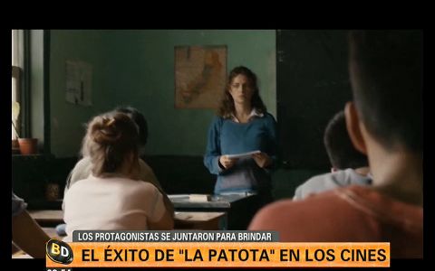 Un brindis por el éxito de "La Patota"