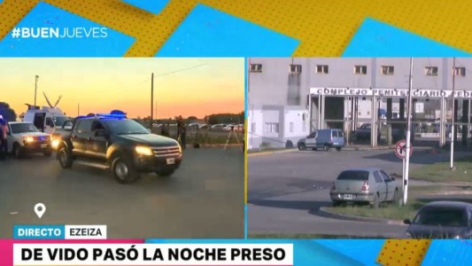La primer noche de De Vido en el penal de Ezeiza