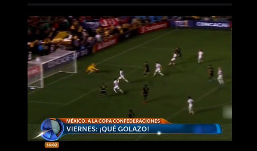 Con este golazo de viernes México entró a la Copa Confederaciones