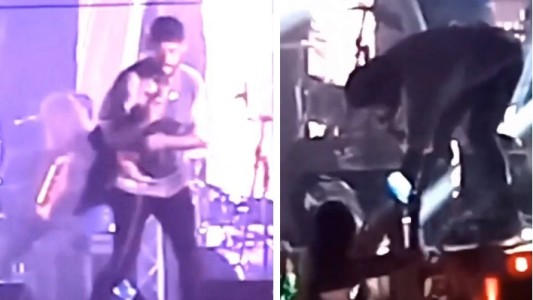 "¿Por qué me tratan de esta forma?": tiraron a Ulises Bueno del escenario y le robaron en pleno show