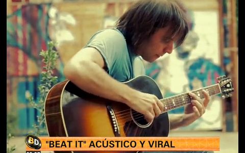 Versión acústica de "Beat it" se viraliza