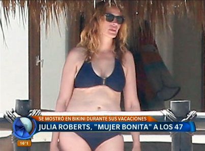 Julia Roberts, "Mujer bonita" a los 47 años