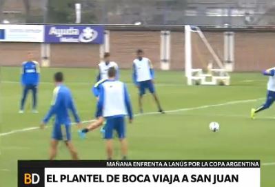 El plantel de Boca viaja a San Juan