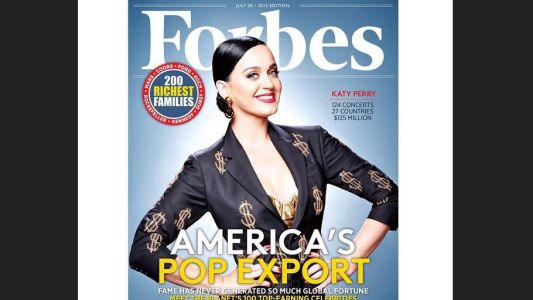 Listado Forbes: Katy Perry es la artista mejor pagada del mundo