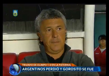 Gorosito se suma a la lista de técnicos que se cobra el torneo de Primera