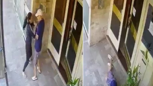 Video: violento asalto a un hombre de 83 años cuado ingresaba a su edificio