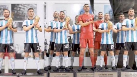 Quién es el autor de las estatuillas que la Conmebol entregó a los jugadores de la Selección