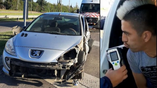 Leandro Fernández chocó en la Ruta 2, dio positivo de alcoholemia y fue demorado