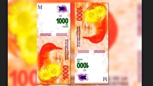 Este jueves presentarán el billete de 1.000 pesos