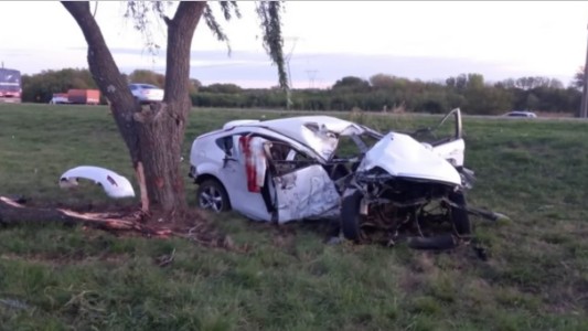 Accidente fatal en Zárate: un muerto al chocar contra un árbol