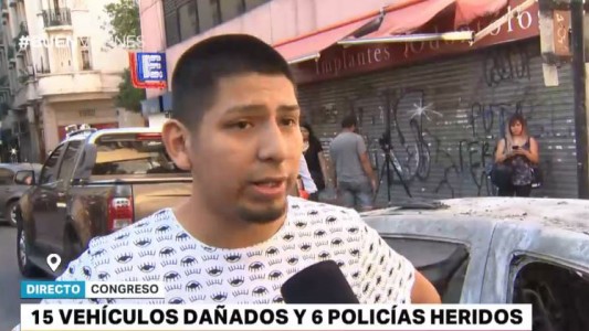 "Estaba con mi abuelo, nos agredieron y me quemaron el auto"