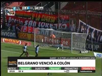 Colón perdió en Santa Fe con Belgrano
