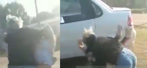 "Esto es por mi papá": grabó a su mamá peleándose a trompadas con otra mujer por la infidelidad