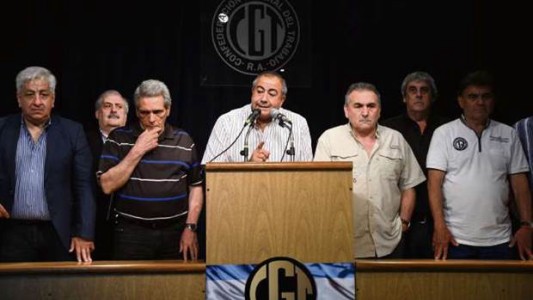 La CGT anunció que el lunes habrá paro general por 24 horas desde el mediodía