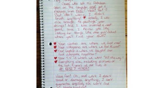 Su novio dejó abierto el Facebook, descubrió a su amante y la venganza fue terrible