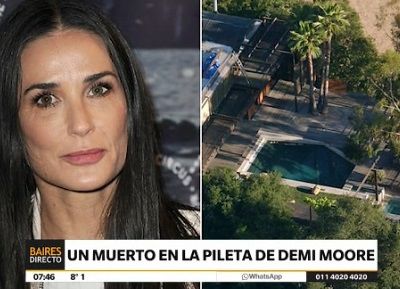 Encontraron a un joven muerto en la casa de Demi Moore
