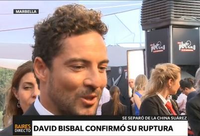 Bisbal sobre su relación con la China Suárez: "Ha sido una historia hermosísima"