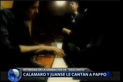 Juanse y Calamaro le cantan a Pappo