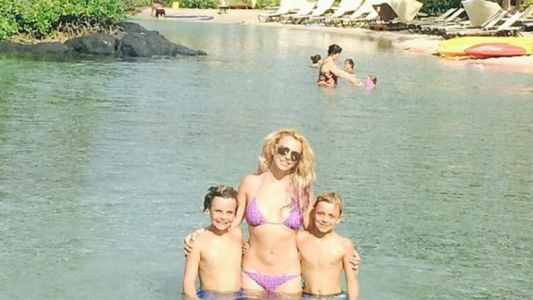 Britney Spears mostró su nueva figura con una microbikini