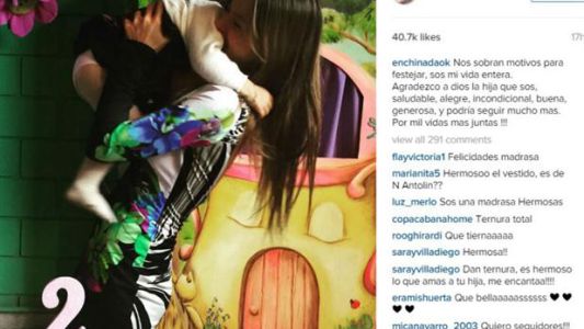 El tierno mensaje de la China Suárez por el cumpleaños de su hija